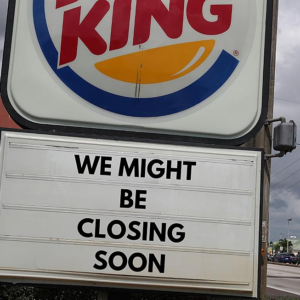 Fast food giant says it’s closing its doors for good