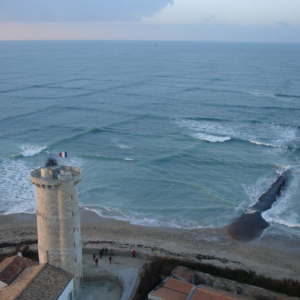 If you see square waves forming in the ocean, get out of the water immediately