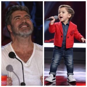 Simon Cowell cried continuously. The boy sang such a song that Simon couldn’t speak. He went up to the stage to kiss the boy