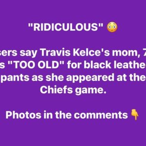 ‘Ridiculous’: Travis Kelce’s Mom Donna Caused a Stir Over Her Look at the Chiefs vs. Raiders Game – Photos