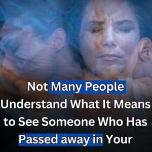 What does it symbolize when a person who passed away appears in your dream