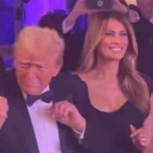 WATCH: Melania Stuns in Gorgeous NYE Outfit while Doing “YMCA” Dance Alongside Her Husband and Elon