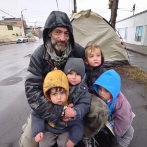 Dad of 4 Living in Tent Gives Last  to Stranger at Gas Station, Wakes up Owning…