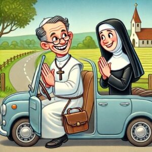 A priest offered a nun a lift A priest offered a nun a lift
