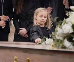 She Held Her Daughter at Her Husband’s Funeral — Then the Little Girl Whispered Something That Stopped the Church Cold She Held Her Daughter at Her Husband’s Funeral — Then the Little Girl Whispered Something That Stopped the Church Cold