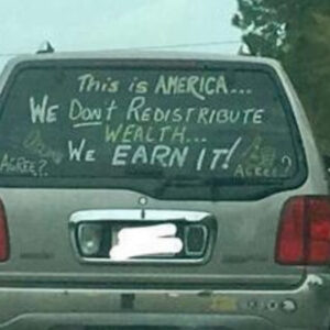 ‘Controversial’ Message Seen On Back Of SUV Sparks Online Debate