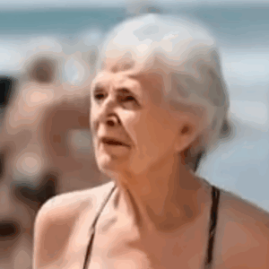 On the beach, I noticed a 70-year-old woman wearing a very revealing swimsuit, and I decided to make a remark… On the beach, I noticed a 70-year-old woman wearing a very revealing swimsuit, and I decided to make a remark…