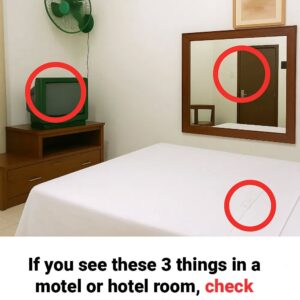 If you see these 3 things in a motel or hotel room, check out immediately