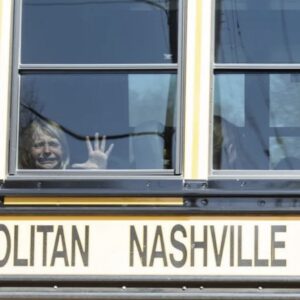 The Child Crying for Help on the School Bus Window