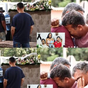 Father needed support during the wake and burial of his wife and children