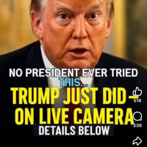 No President Ever Tried This. Trump Just Did — On Live Camera No President Ever Tried This. Trump Just Did — On Live Camera