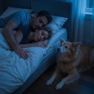 At night, our dog quietly entered the room, put his paws on my sleeping wife and started barking: we were horrified to understand why he did this. At night, our dog quietly entered the room, put his paws on my sleeping wife and started barking: we were horrified to understand why he did this.