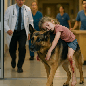 K9 Dog Walks Into Hospital With a Girl in Trouble — What Followed Left Everyone Speechless! K9 Dog Walks Into Hospital With a Girl in Trouble — What Followed Left Everyone Speechless!