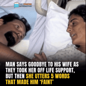 Man Says Goodbye To His Wife As They Took Her Off Life Support, But Then She Utters 5 Words