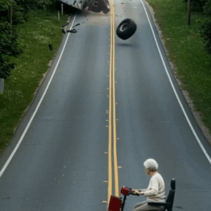 A Hero From the Sky: How an Eagle Saved an Elderly Woman From a Runaway Truck Tire