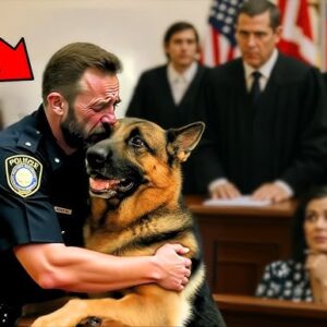 Emotional Farewell Between Soldier and His Beloved K9 Partner