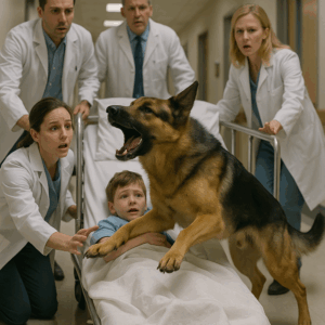 I Tried to Take an 8-Year-Old Boy Into Surgery — But His German Shepherd Blocked the Door, and What Happened Next Changed Everything