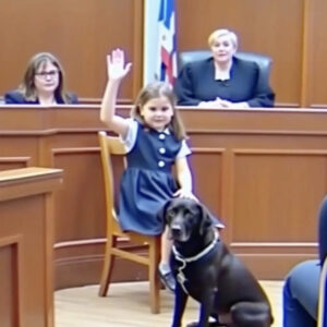 With Her Service Dog by Her Side, a Young Girl Finally Found Her Voice in Court