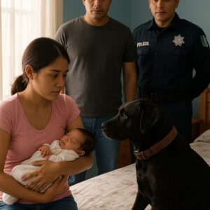 Every night, the black dog growled at the newborn, making the father suspicious. He immediately called the police, and from then on, they discovered the horrible truth under the bed.