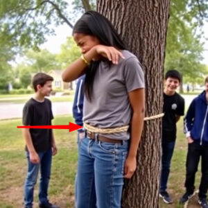 “Call Your Dad! Monkey” — Hoa Karen’s Son Tied A Black Girl To A Tree