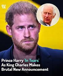 Prince Harry ‘In Tears’ As King Charles Makes Brutal New Announcement