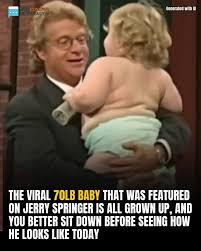 The viral 70lbs baby who shocked viewers on Jerry Springer has grown up—see the incredible change