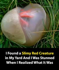 In My Yard, I Found a Slimy Red Creature With a Horrible Smell — What It Turned Out to Be Shocked Me