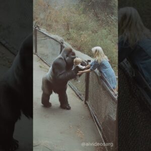 Incredible Instinct: Gorilla Gently Gives Baby Back to Mom at Zoo Incredible Instinct: Gorilla Gently Gives Baby Back to Mom at Zoo