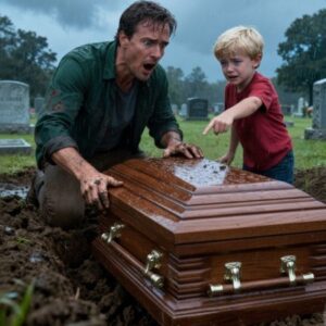 Barely an hour after the burial, a 7-year-old boy insisted that his father exhume his mother’s grave; and the moment they opened the coffin, everyone held their breath…