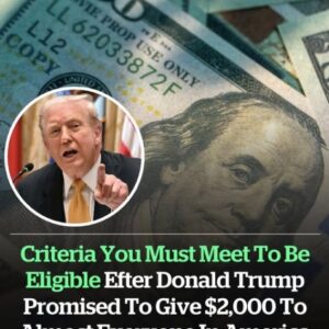 How to make yourself eligible after Donald Trump promised to give ,000 to almost everyone in America