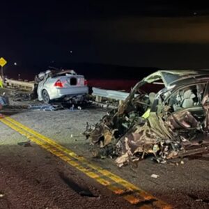 Driver of stolen car rolls into oncoming traffic on Colorado highway killing 5, including 3 children