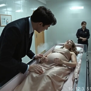 While cremating his pregnant wife, the husband opened the coffin to take one last look