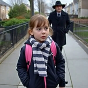 A Seven-Year-Old Girl Realized a Stranger in Black Was Walking Behind Her—But Instead of Running