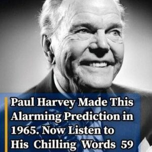 In 1965, Paul Harvey’s warning was broadcast: Today, it’s sadly come true