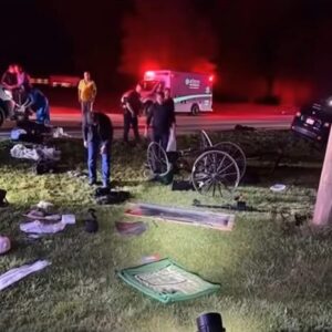 Jeep plows into Amish buggy near Berne – father airlifted, multiple children