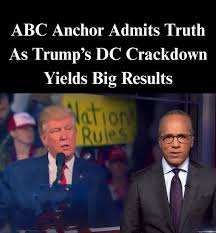 ABC Anchor Admits Truth As Trump’s DC Crackdown Yields Big Results