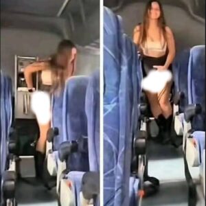 This girl was caught in mid-flight having rela…