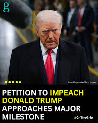 A petition calling for the impeachment of President Donald Trump