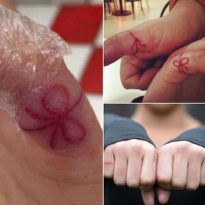 What does a red string tattoo on the hand symbolize? Here’s the explanation.