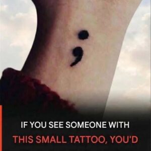 The Meaning Behind the Small Tattoo with a Powerful Message!