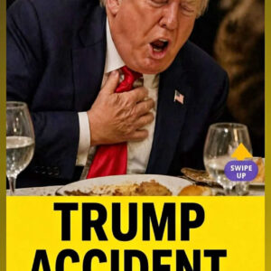 SHOCK INCIDENT AT DINNER: TRUMP IN DISTRESS