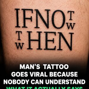 Man’s Tattoo Goes Viral Because Nobody Can Understand What It Actually Says