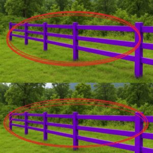 If You See a Painted Purple Fence, This Is What It Means