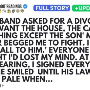 My husband asked me for a divorce. He said: “…