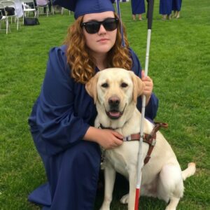 At Graduation, My Blind Daughter’s Guide Dog Started Barking at a Man – Then I Looked Up, and When I Saw Who Was Standing in Front of Me, My Knees Went Weak