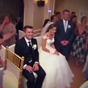 A Curious Kitten Turned an Unexpected Visit Into a Memorable Wedding Reception Moment