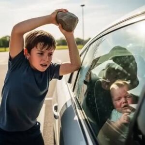 An eight-year-old boy saved a child from a locked car, causing him to be late for class and get scolded, but soon something unexpected happened